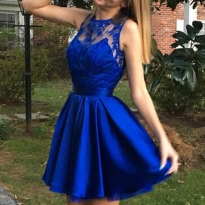 Royal Blue Homecoming Dress (custom made)